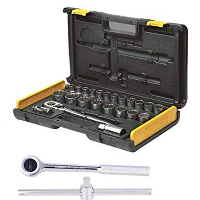Stanley 27 Pcs Set Kunci Socket 12 Pts 1/2 Inch