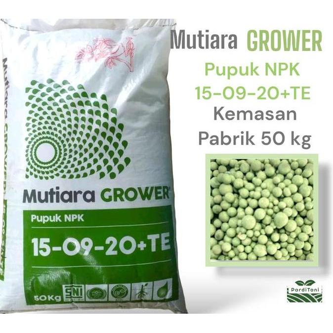 Terlaris Pupuk Npk Meroke Mutiara Grower Original Kemasan Pabrik 50 Kg