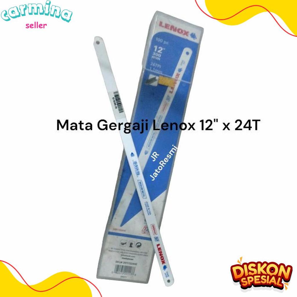 Cod Lenox Mata Gergaji Besi 12" X 24T (Halus) Made In Usa Rs0