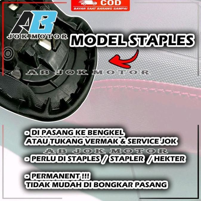 jok sepeda motor (jok karet)