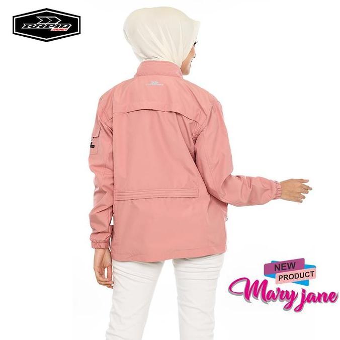 Jaket motor wanita  keren  anti air jacket harian RAPID MARYJANE