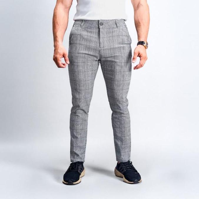 Promo NEVERES Slimfit Stretch Tech Chino Pants COD