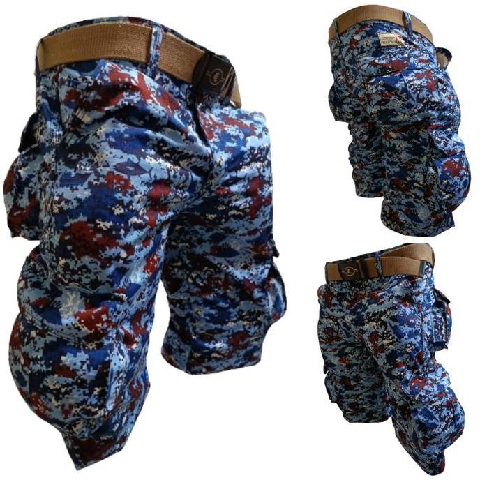 Promo celana pendek loreng army celana pendek kargo COD