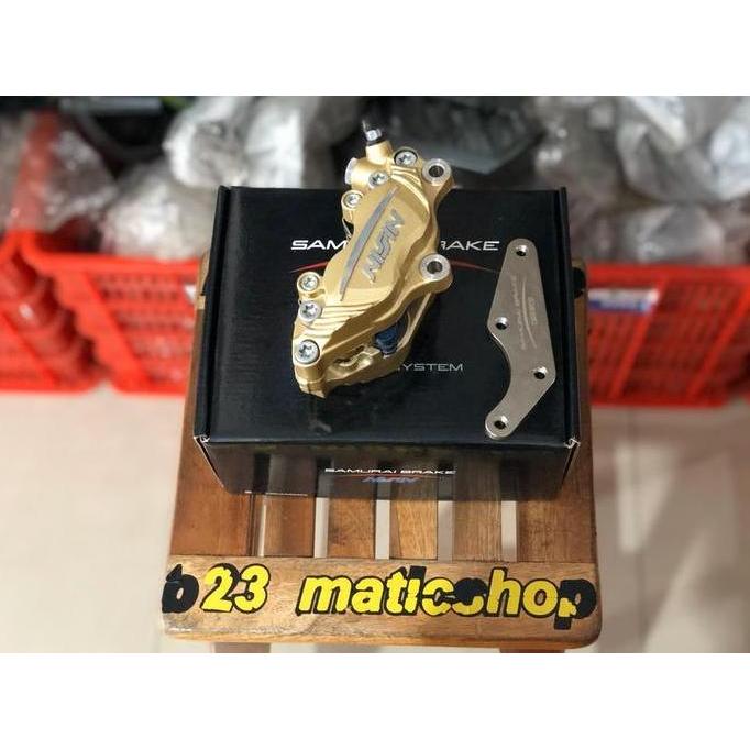 BEBAS ONGKIR - Kaliper nissin samurai 4p pnp honda cbr 250 rr original japan brake