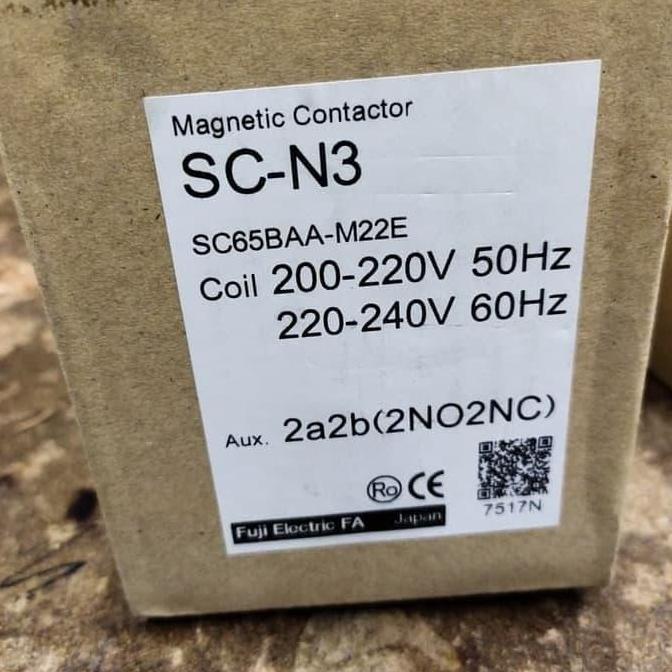 magnetic contactor SC-N3 FUJI 220V