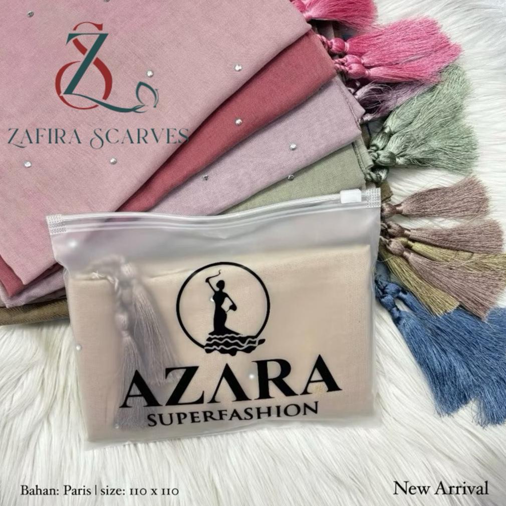 HIJAB PARIS SWAROVSKY TASEL POUCH AZARA|| SEGI EMPAT PAYET TABUR POUCH