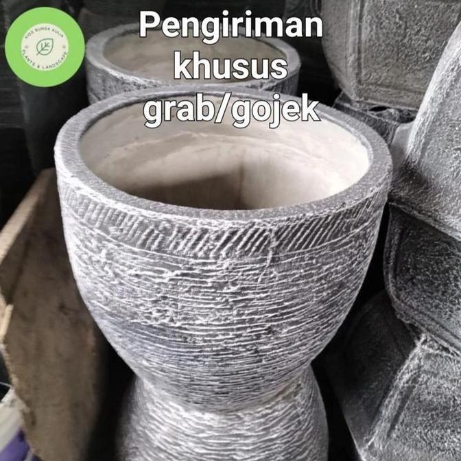 Terlaris Pot Semen Gentong/Pot Semen Bulat