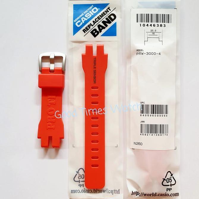 Promo STRAP PRO TREX PRW-3000-4 PRW 3000 Casio Original COD