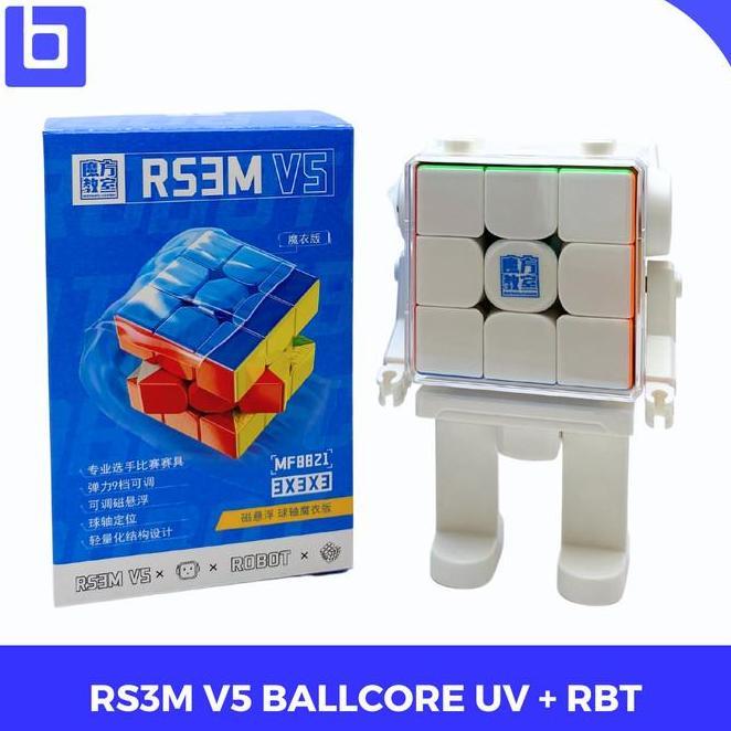Cube 3X3 Cube Moyu Rs3M V5 Ballcore Uv Case