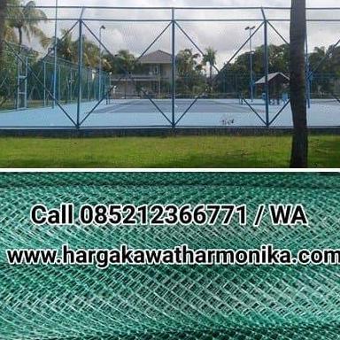 PAGAR KAWAT HARMONIKA LAPNGAN FUTSAL GALVANIS DAN PVC TERLENGKAP AUL