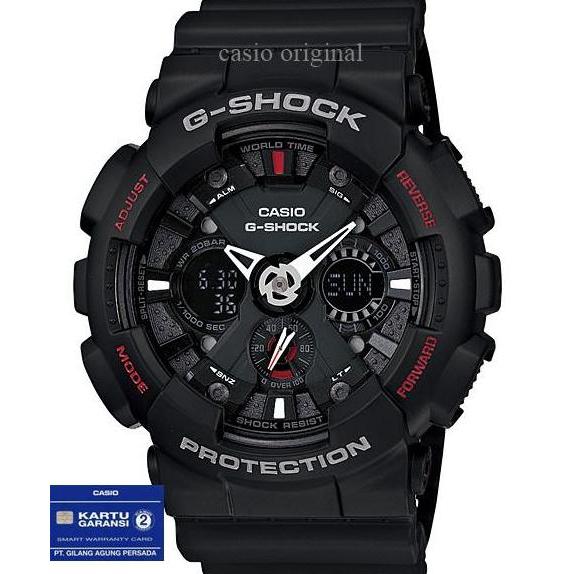 Promo JAM TANGAN CASIO G-SHOCK GA-120 G-SHOCK GA 120 GA-120-1 ORIGINAL RESMI COD