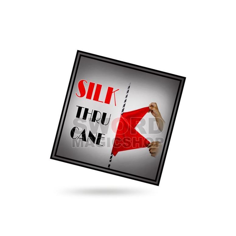 viral Alat Sulap Silk Through Cane - Silk Thru Ring - Kain Tembus Tiang - Sulap Kain