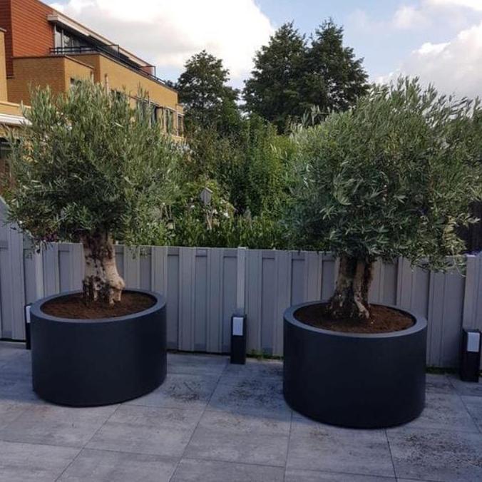 Terlaris Custom Order Pot Teraso Silinder / Tabung Ukuran Besar