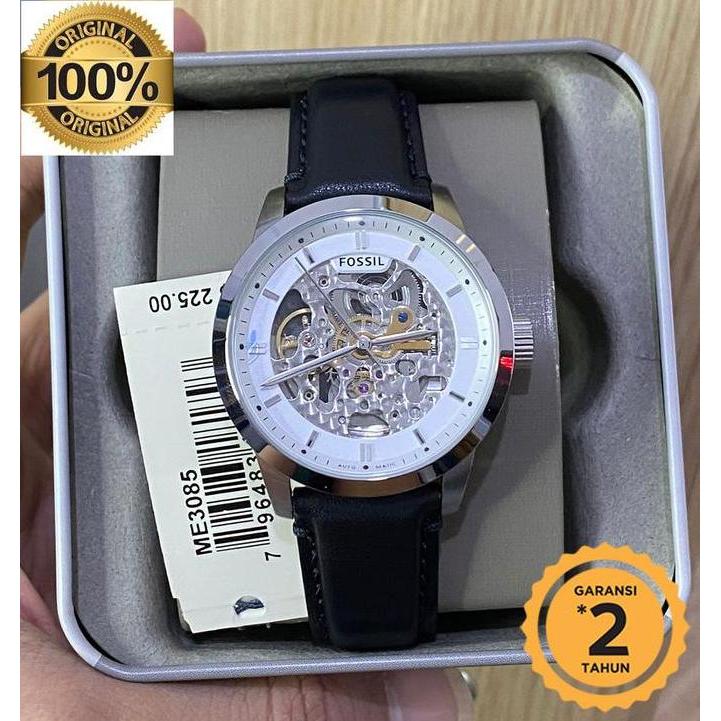 Promo ME3085 Townsman Automatic Black Leather original COD