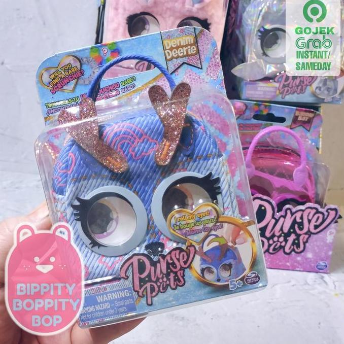 Purse Pets Micro, Collectible Mini Purse - Denim Deerie