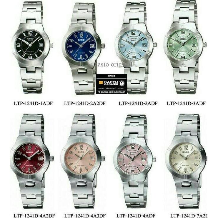 Promo JAM TANGAN WANITA CASIO LTP 1241D-2A LTP-1241D LTP-1241 ORIGINAL RESMI COD