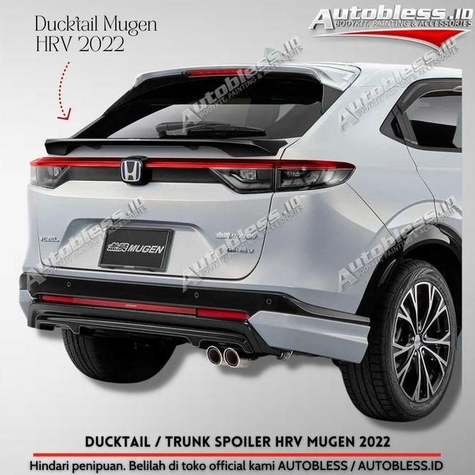 Ducktail All New HRV Mugen 2022 Trunk Spoiler HRV Mugen 2022 IMPORT