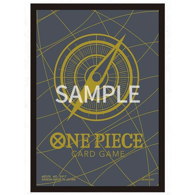 One Piece Limited Card Sleeve 2023 Vol 2 STD Black Gold