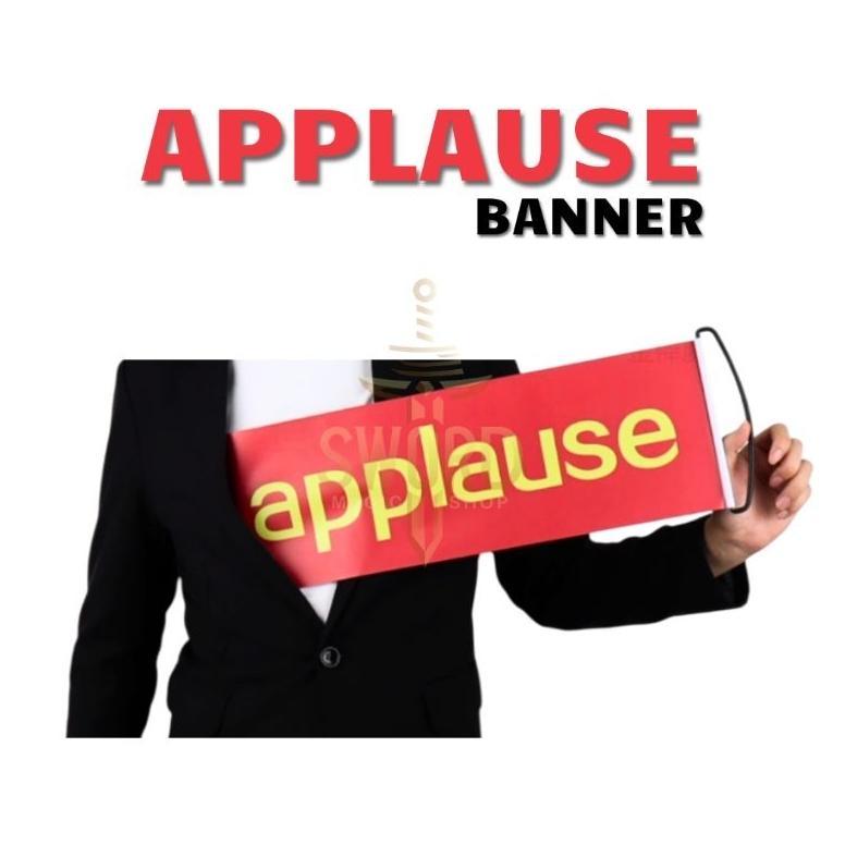 viral Sulap Applause Banner - Magic Message Banner - Sulap Banner - Aksesoris Sulap - Toko Sulap - S