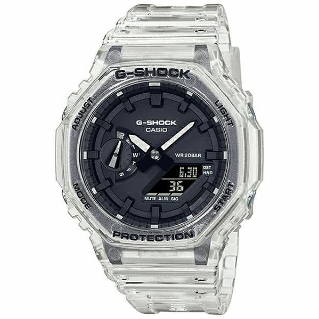 Promo Casio G-Shock GA-2100SKE-7ADR / GShock GA2100SKE-7A Skeleton Series COD