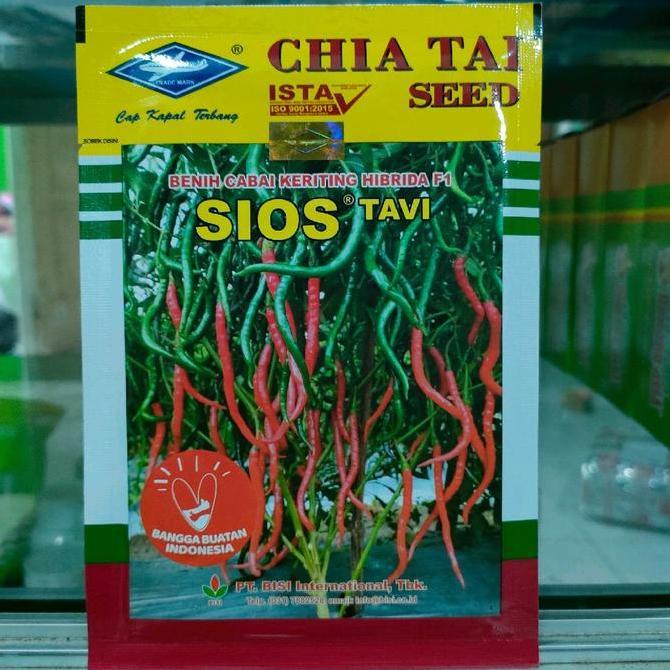 Cabe Sios Tavi F1 Tahan Virus Kemasan 10gr Original Pabrik Tanaman