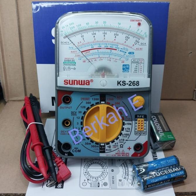 Multitester Analog SUNWA KS-268 Multitester Original Sunwa