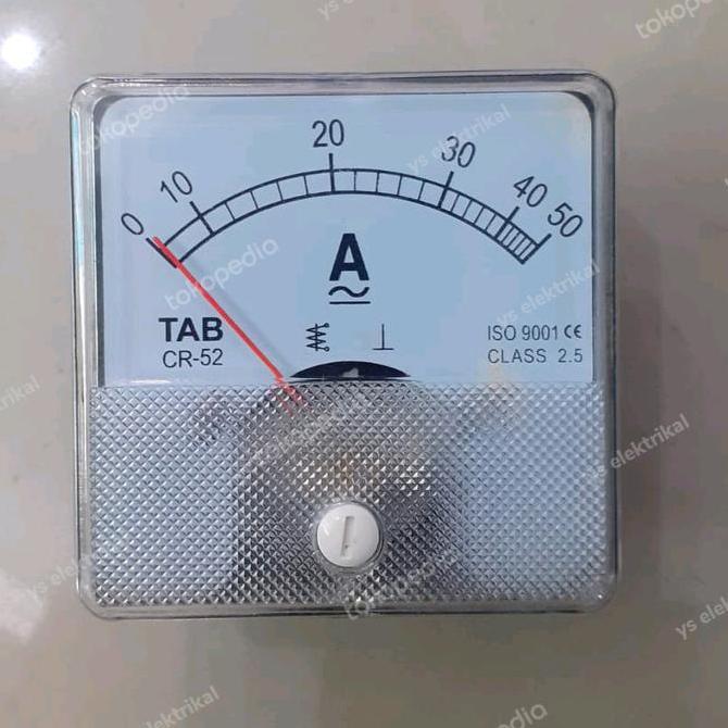 Ampere Meter Analog AC/DC CR-52 50A