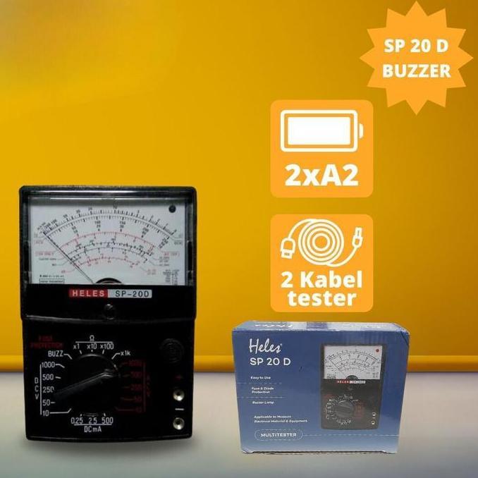 MULTITESTER HELES ANALOG SP 20D BUZZER ORi