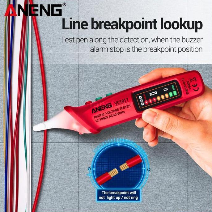 COD ANENG Tespen Listrik Untuk Kabel Putus Yang Bagus Bunyi Canggih Komplit Tester Non Contact AC Vo