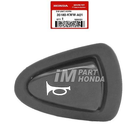 35180-KWW-A01 Tombol Klakson Revo 110 Revo AT Matic Spacy Vario 110 Techno Scoopy Karbu