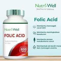Nutriwell Folic Acid 800Mcg - 60 Tablets Original