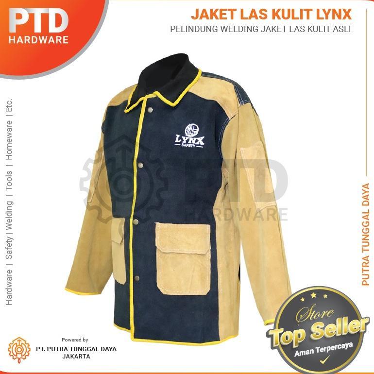Jaket Las Kulit / Welding Jacket Leather Safety Pelindung Kulit Lynx