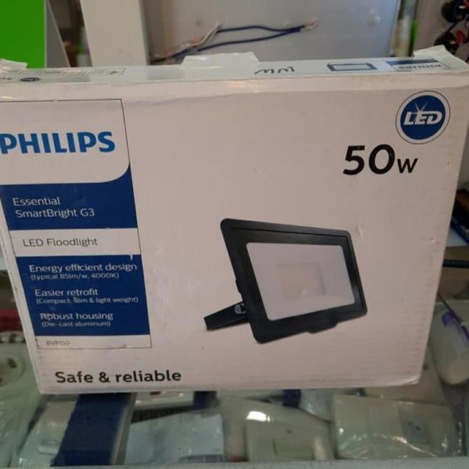 BEBAS ONGKIR - Lampu LED Philips Sorot 50watt BVP150 / LED Philips Sorot 50W