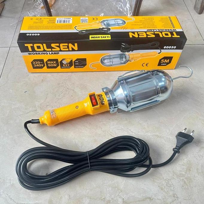 LAMPU KERJA BOHLAM NANKAI LAMPU PEGANG BENGKEL LAMPU KERJA JALAN
