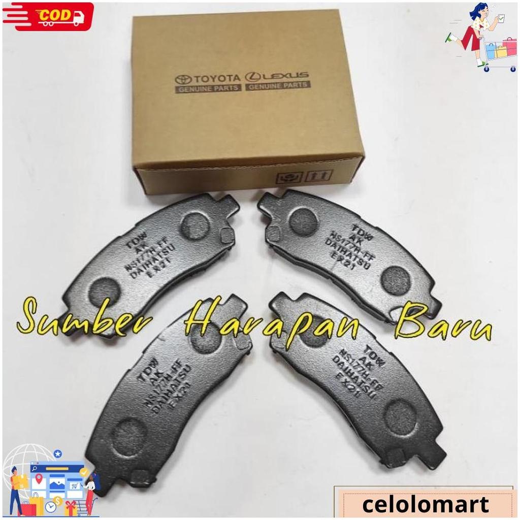 Brake Pad Kampas Rem Depan Grand New Avanza Great Xenia All New 1Set Cod