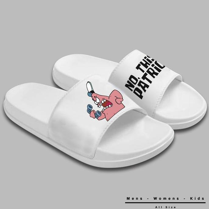 DB54 }} Sandal Slide Phylon Design Patrick Tarompah Putih Shoes
