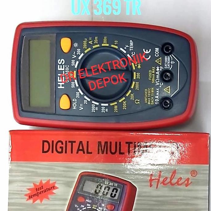 Multimeter ORI Avometer Multitester Digital Heles UX369TR UX 369 TR