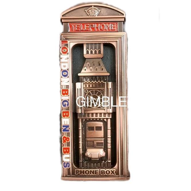 Magnet Tempelan Kulkas  Metal London