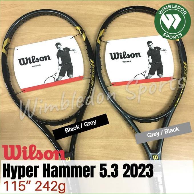 Raket Tenis Wilson Hyper Hammer 5.3 2023 / Wilson HH 5.3 GREY