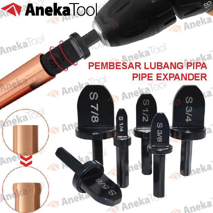 Alat Perbesar Pipa Tube Expander Pipe Expander Kuningan Tembaga 6 Pcs KUN