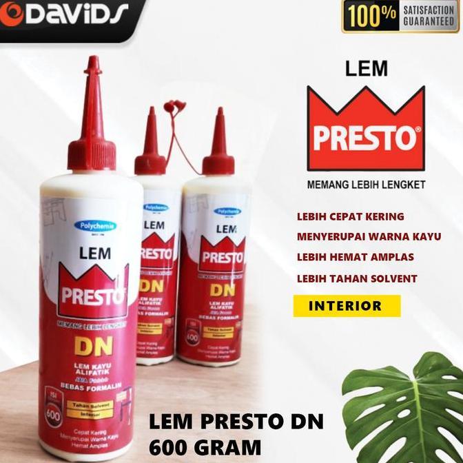 Lem Kayu Alifatik Gitar Putih Presto GAN