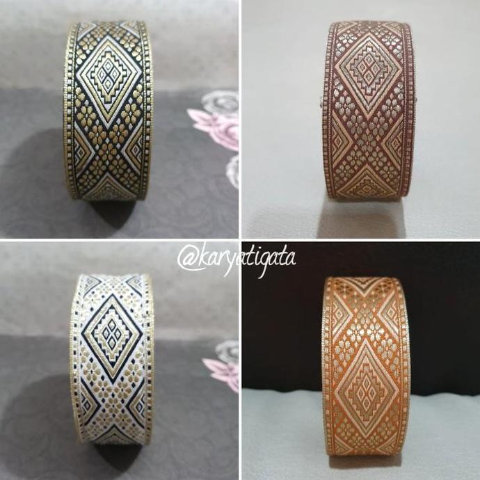 Terbaru Pita Gamis Lebar 4 Cm