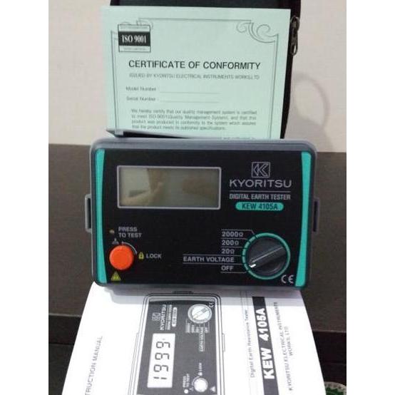 KYORITSU 4105A, GROUNDING TESTER, EARTH TESTER