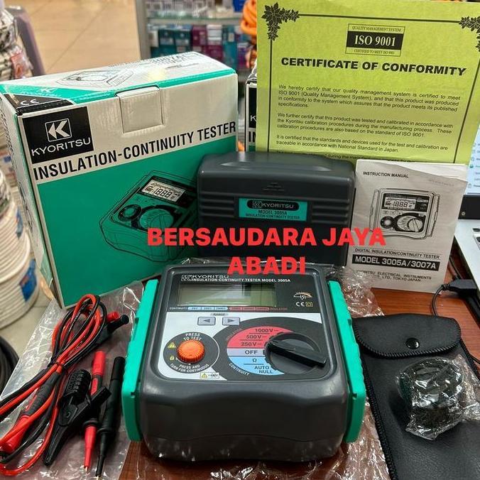 Promo MEGER/INSULATION KYORITSU TEASTER 3005A / meger kyoritsu 3005a