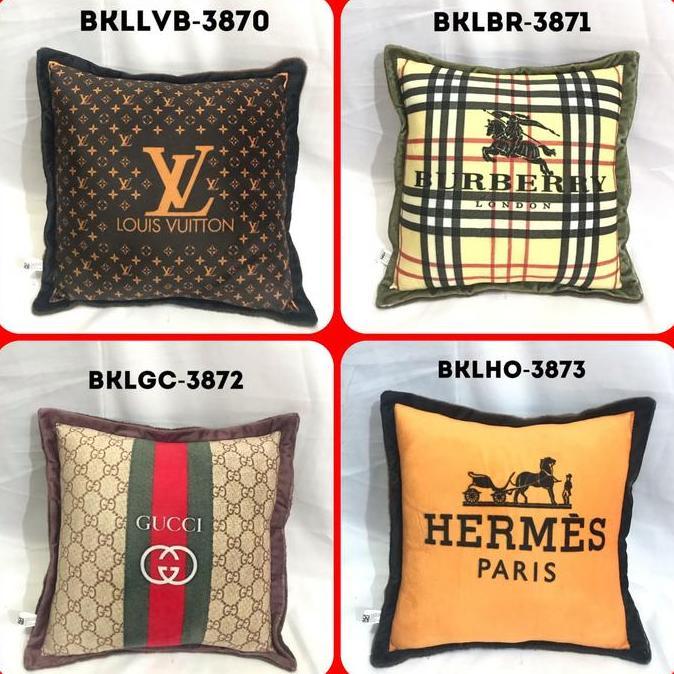 Bantal Sofa/Bantal Mobil LV Hermes Burberry Gucci Chanel GAN