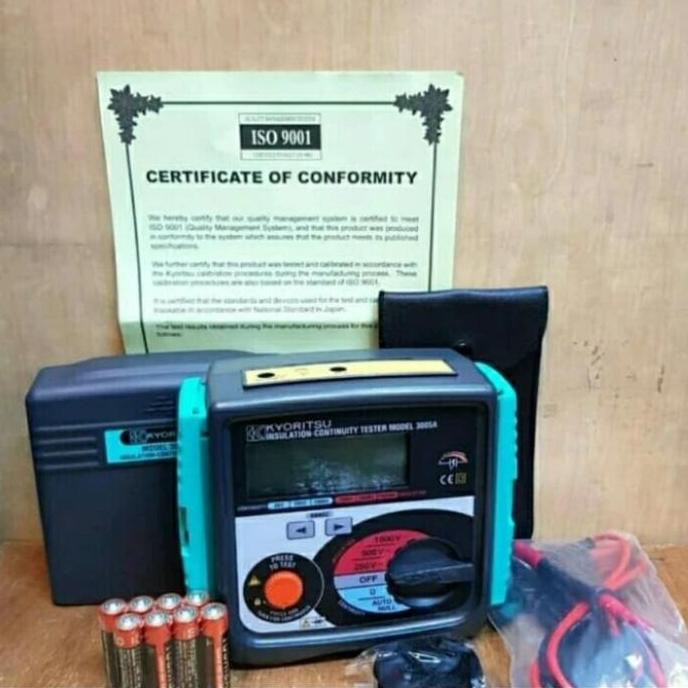 KYORITSU 3005A MEGGER DIGITAL INSULATION CONTINUITY TESTER MEGGER