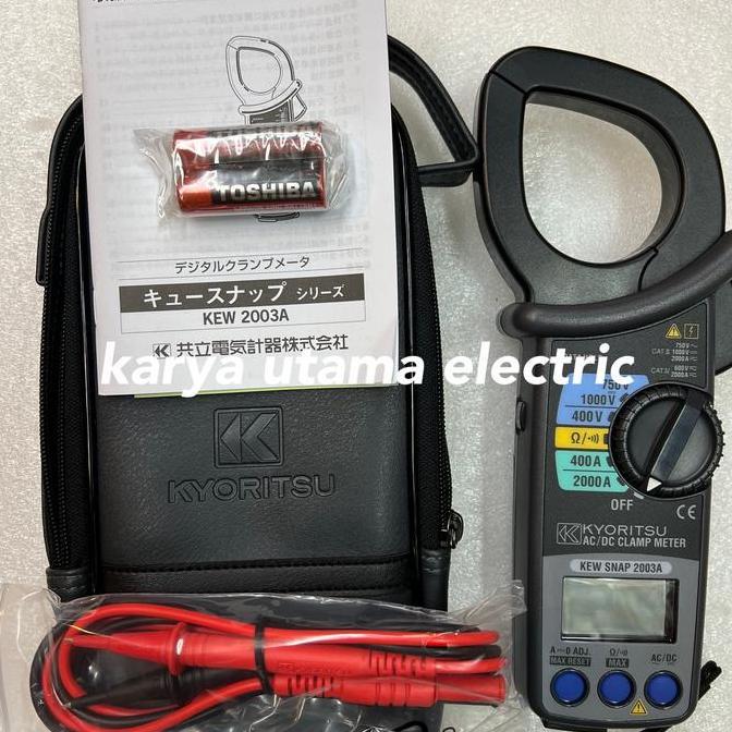 tang ampere kyoritsu 2003a clamp meter digital kyoritsu 2003a
