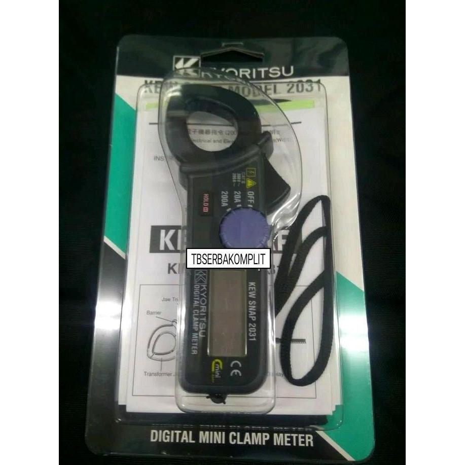 Kyoritsu 2031 Mini Digital Tang Ampere Meter AC Clamp Meter Kew2031