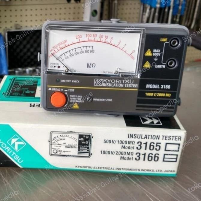 MULTI TESTER KYORITSU 3166 1000V ORIGINAL ANALOG INSULATION NEW