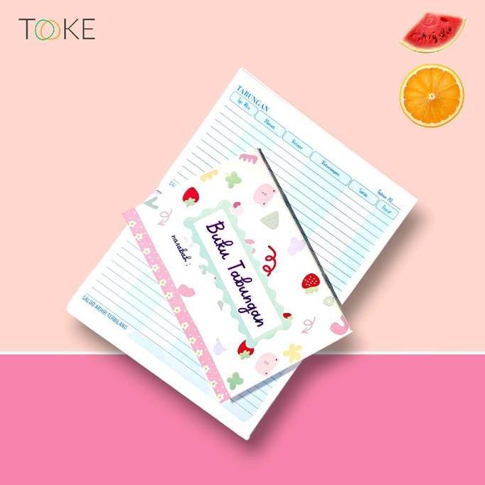 Custom Buku Tabungan Anak Sekolah Kertas